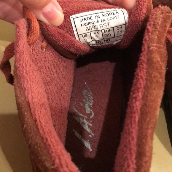 Rare L.A Gear Vintage Suede Shoes Size 8 - Picture 4 of 4